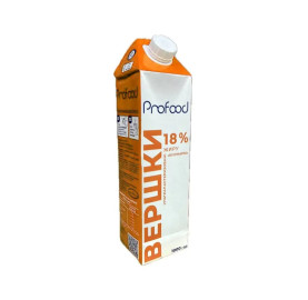 Вершки кулінарні ТМ ProFood 18% 1 л Вершки кулінарні ТМ ProFood 18% 1 л